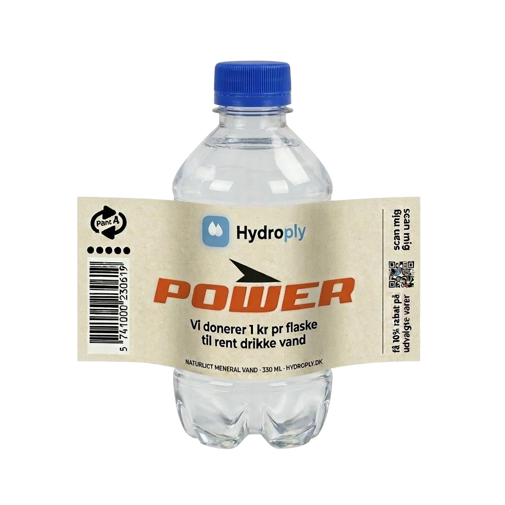 Hydroply flaske mockup